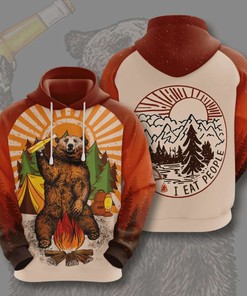 Camping Custom All Over Print Hoodie - 3D Edition