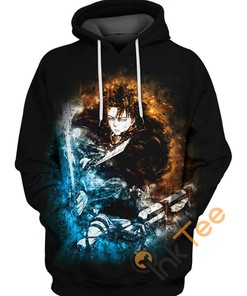 Captain Levi Custom All Over Print Hoodie - 3D Edition