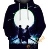 Captian Levi Ackerman And Eren Yeager Custom All Over Print Hoodie - 3D Edition