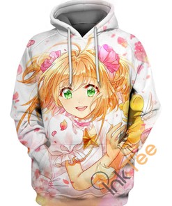 Cardcaptor Sakura Angel Custom All Over Print Hoodie - 3D Edition
