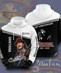 Carlos Santana Custom All Over Print Hoodie - 3D Edition