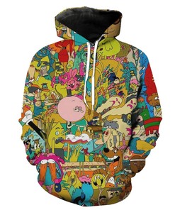 Cartoon Network All Character Custom All Over Print 3D Hoodie, Custom All Over Print Hoodie