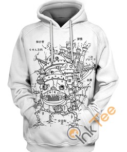 Castle Plan Custom All Over Print Hoodie - 3D Edition