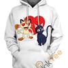 Cat Match Custom All Over Print Hoodie - 3D Edition