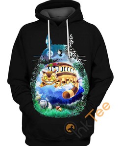 Catbus Totoro Custom All Over Print Hoodie - 3D Edition
