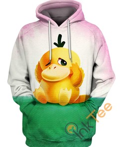 Catching Pikachu And Psyduck In All Over Print Hoodie 3D