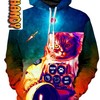 Catstronaut Unisex All Over Print 3D Hoodie