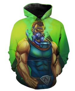 Caustic Apex Legends Custom All Over Print Hoodie - 3D Edition