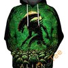Cave Of Aliens Custom All Over Print Hoodie - 3D Edition