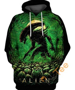 Cave Of Aliens Custom All Over Print Hoodie - 3D Edition