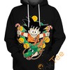 Celebrate Christmas With Son Goku And Shenron X Mas 3D Hoodie 
