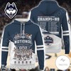 Celebrate The Championship With Uconn Huskies Champions 2023 Basketball 5Th National Title 3D Hoodie 