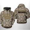 Celebrate Your Patriotism With North Carolina Tar Heels Ncaa Camo Veteran 3D Printed Hoodie/Zipper Hoodie 