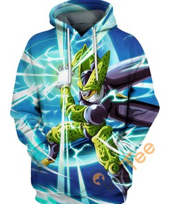 Cell Kamehameha Custom All Over Print Hoodie - 3D Edition