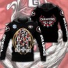 Champion Georgia Bulldogs Black 3D Hoodie, Officially Licensed