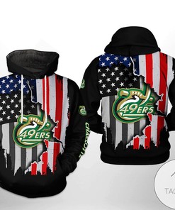 Charlotte 49Ers Us Flag 3D Printed Hooded Jacket