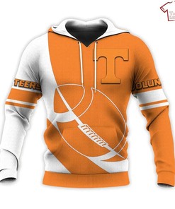 Cheer On The Tennessee Volunteers With The Orange And White 3D All Over Print Hoodie