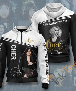Cher Usa Sporty All Over Print 3D Hoodie For Music Fans
