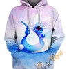 Chibi Dragonair Pokemon All Over Print Hoodie 3D