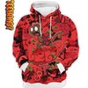 Chile Red Monkey Tommy Fly All Over Print Hoodie 3D