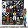Christmas 3D Printed Quilt Blanket - Soft Warm Bedding Throw for Kids, Hallowen