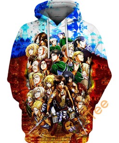 City Heroes All Over Print Hoodie 3D