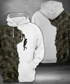 Climb Mountain Peak Adventure All Over Print Zip Up Hoodie Men 3D