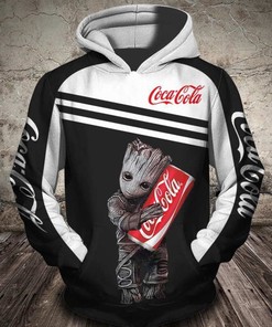 Coca Cola Classic Logo Retro All Over Print Hoodie 3D