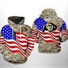 Colorado Buffaloes Ncaa Us Flag Camo Veteran 3D All Over Print Zip-Up Hoodie - Perfect For Fans