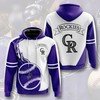 Colorado Rockies Flame Balls Graphic Gifts Hoodie For Fans - 3D Design