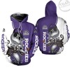 Colorado Rockies Jack Skellington And Zero 3D Hoodie - Perfect For Halloween