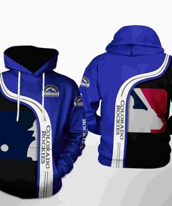 Colorado Rockies Mlb Team 3D Hoodie Zipper Hoodie - Perfect For Fans