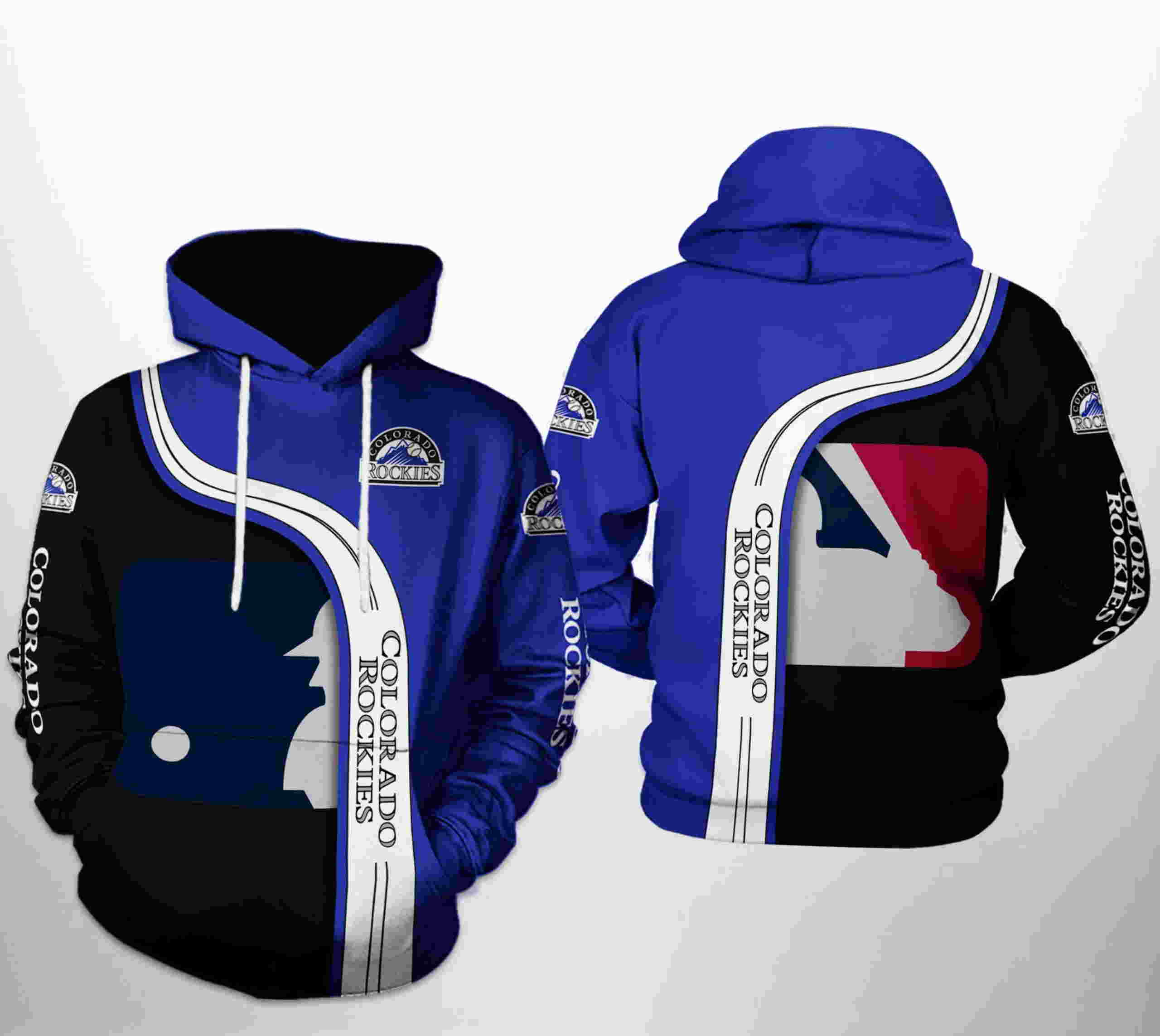 Colorado Rockies Mlb Team 3D Hoodie Zipper Hoodie - Perfect For Fans