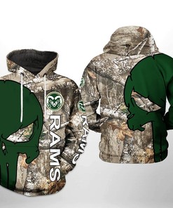 Colorado State Rams Ncaa Camo Veteran Hunting 3D All Over Print Zip-Up Hoodie - Perfect For Fans