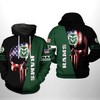 Colorado State Rams Ncaa Us Flag Skull 3D All Over Print Zip-Up Hoodie - Perfect For Fans