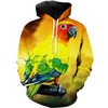 Colorful Parrot Animal All Over Print 3D Hoodie