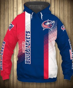 Columbus Blue Jackets Hoodie 3D Cute Design Pullover - Perfect For Fans