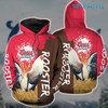 Coors Light 3D Red Rooster All Over Print Hoodie For Beer Lovers