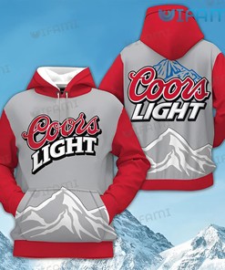 Coors Mountain Scenery All Over Print Hoodie 3D Beer Lovers Gift