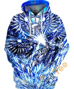 Cosmic Meets Dragon Ball Super With The Blue Eyes Cosmic Burst Dragon 3D Hoodie