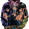 Cosplay Jojo'S Bizarre Adventure All Over Print 3D Hoodie With Front Pocket (1