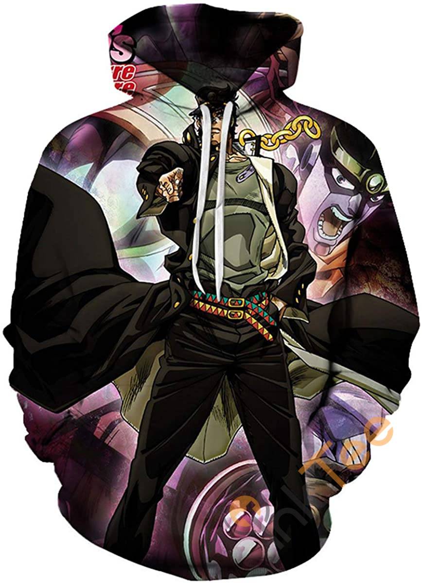 Cosplay Jojo'S Bizarre Adventure All Over Print 3D Hoodie With Front Pocket (11