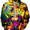 Cosplay Jojo'S Bizarre Adventure All Over Print 3D Hoodie With Front Pocket (2