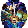 Cosplay Jojo'S Bizarre Adventure All Over Print 3D Hoodie With Front Pocket (7