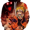 Cosplay Naruto All Over Print 3D Hoodie With Front Pocket