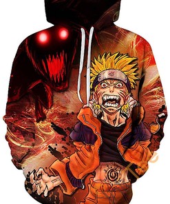 Cosplay Naruto All Over Print 3D Hoodie With Front Pocket