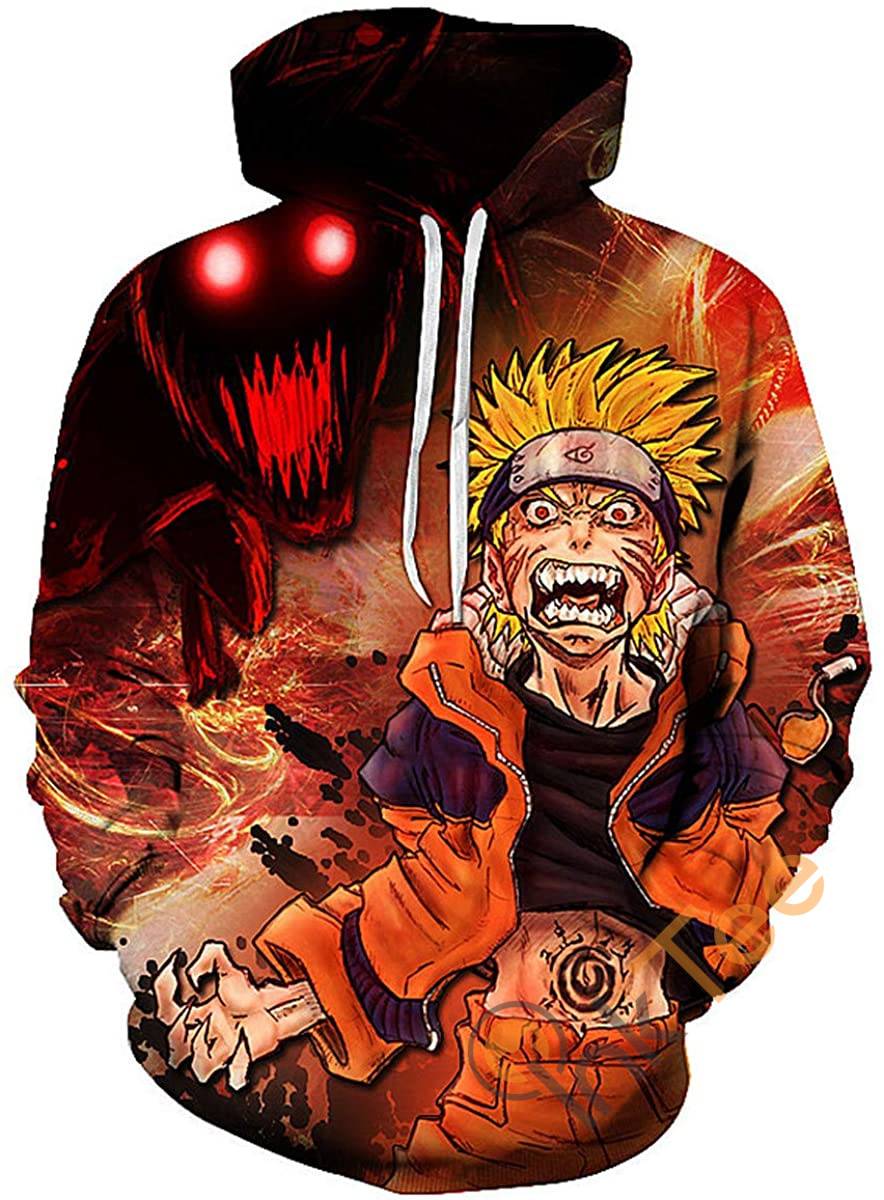 Cosplay Naruto All Over Print 3D Hoodie With Front Pocket