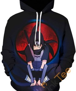 Cosplay Naruto All Over Print 3D Hoodie With Front Pocket (11
