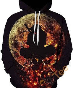 Cosplay Naruto All Over Print 3D Hoodie With Front Pocket (12