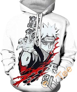 Cosplay Naruto All Over Print 3D Hoodie With Front Pocket (13